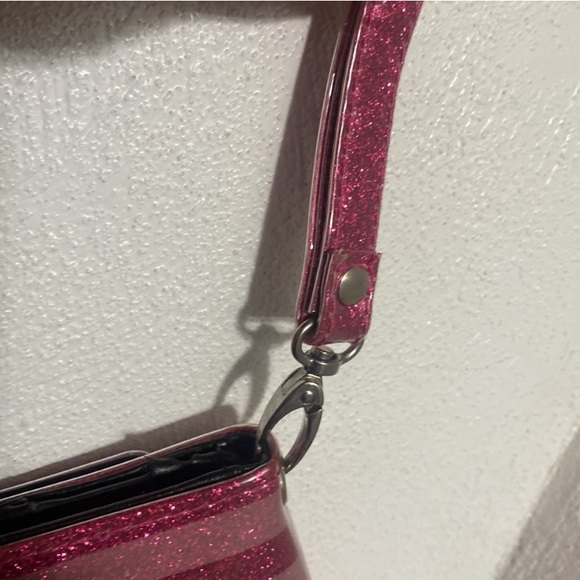 EUC VS Pink Hoodie XS+VS Stripe sparkle✨ wallet+slouch socks🧦NEW - Picture 7 of 16